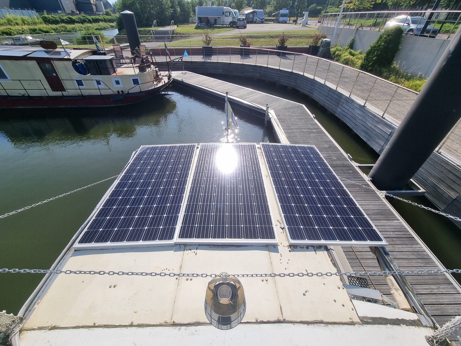 Panneaux solaires sur le roof